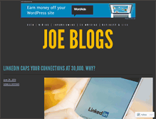 Tablet Screenshot of joeburridge.com